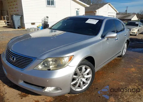 2007 Lexus Ls 460 из США, поврежденный, VIN JTHBL46F275015372